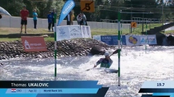 Thomas Ukalovic, Croatia, U23 Semi Final / 2024 ICF Canoe-Kayak Slalom Junior & U23 World Champs
