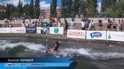 Dominik Egyhazy Slovakia U23 Semi-Final 2024 ICF Canoe-Kayak Slalom Junior & U23 World Championships
