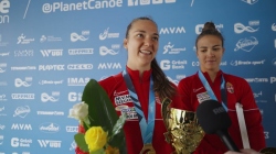 Agnes Anna Kiss and Bianka Nagy interview ENG / 2025 ICF Canoe-Kayak Sprint World Cup Szeged Hungary