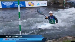 Titouan Estanguet, France / U23 Semi-Final 2024 ICF Canoe-Kayak Slalom Junior & U23 World Champions