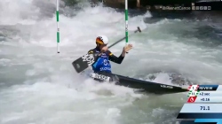Anton Weber Germany U23 Semi-Final 2024 ICF Canoe-Kayak Slalom Junior & U23 World Championships