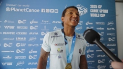 ISAQUIAS GUIMARAES QUEIROZ interview ENG / 2025 ICF Canoe-Kayak Sprint World Cup Szeged Hungary