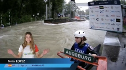 Nora Lopez, Spain, Canoe Slalom Semi Final / 2024 ICF Canoe Slalom