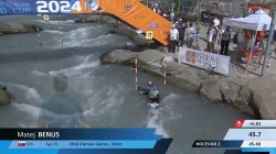 Matej Benus, Slovakia - Men's Canoe Semi-Final / 2024 ICF Canoe Slalom World Cup Ivrea Italy