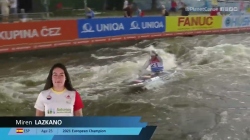 Miren Lazkano Spain Semi-Final / 2023 ICF Canoe-Kayak Slalom World Cup Prague Czech Republic