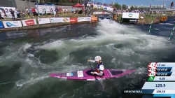 Petra Soskova Slovakia U23 Semi-Final 2024 ICF Canoe-Kayak Slalom Junior & U23 World Championships