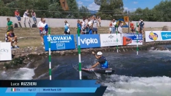 Luca Rizzieri Italy U23 Semi-Final 2024 ICF Canoe-Kayak Slalom Junior & U23 World Championships