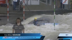 Eva Alina Hocevar, Slovenia, Canoe Slalom, Semi Finals / 2024 ICF Canoe Slalom World Cup Augsburg