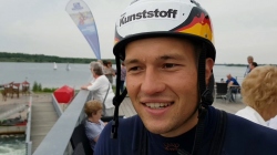 #ICFslalom 2017 Canoe World Cup 2 Augsburg - Interview with Germany's Franz Anton