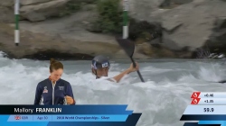 Mallory Franklin / Kayak Semi-Final / 2024 ICF Canoe Slalom World Cup Ivrea Italy