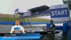 Michal Pasiut, Poland, Kayak Slalom, Semifinals / 2024 ICF Canoe Slalom World Cup Krakow Poland