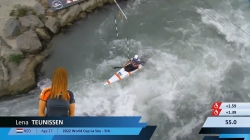 Lena Teunissen / Kayak Semi-Final / 2024 ICF Canoe Slalom World Cup Ivrea Italy