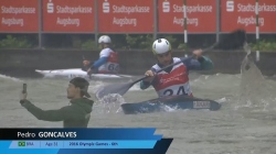 Pedro Goncalves, Brazil - Men's Kayak Semi-Final / 2024 ICF Canoe Slalom World Cup Augsburg Germany