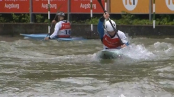 Ziga Lin Hocevar, Slovenia - Men's Kayak Semi-Final / 2024 ICF Canoe Slalom World Cup Augsburg