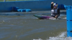 Evy Leibfarth, USA, Canoe Slalom Semi Final / 2024 ICF Canoe Slalom World Cup Krakow Poland