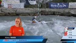 Alena Marx, Switzerland - Women's Canoe Semi-Final / 2024 ICF Canoe Slalom World Cup Ivrea Italy