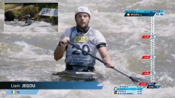 Liam Jegou IRL Men's Canoe Heats / 2025 ICF Canoe-Kayak Slalom World Cup La Seu d'Urgell Spain