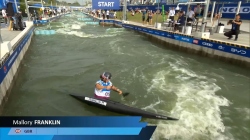 Mallory Franklin Great Britain / Canoe Slalom Final /  2024 ICF Hangzhou Super Cup China
