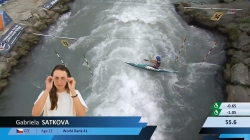 Gabriela Satkova / Kayak Semi-Final /  2024 ICF Canoe Slalom World Cup Ivrea Italy