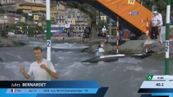 Jules Bernadet, France - Men's Canoe Semi-Final / 2024 ICF Canoe Slalom World Cup Ivrea Italy