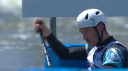 Luka Bozic, Slovenia, Canoe Slalom Final / 2024 ICF Canoe Slalom World Cup Krakow Poland