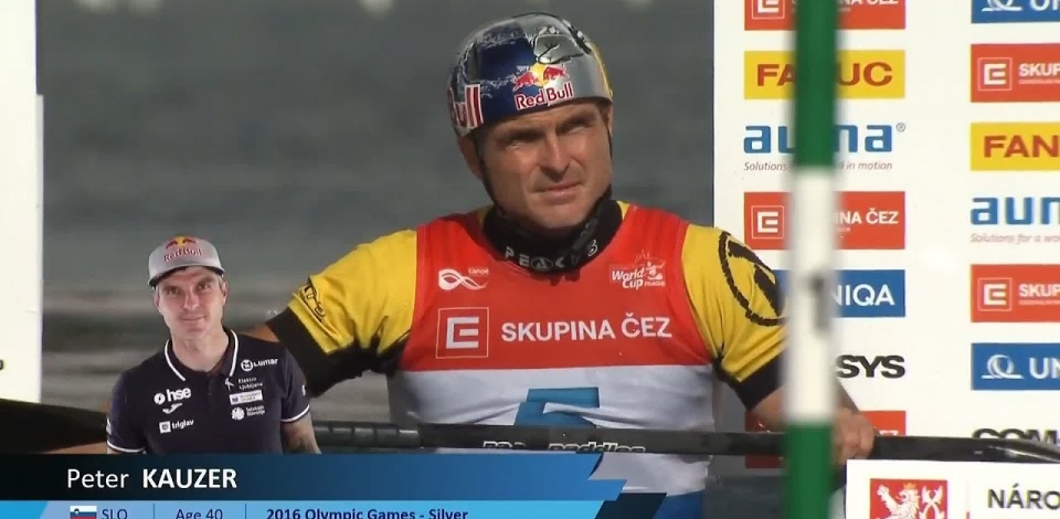 Peter Kauzer, Slovenia, Kayak Slalom Final / 2024 ICF Canoe Slalom World Cup Prague Czechia