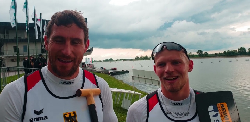 Sebastian BRENDEL & Tim HECKER / C2 1000m Gold - 2021 ICF Canoe Sprint World Cup 1 Szeged