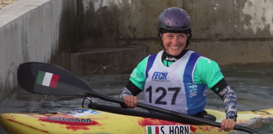 Stefanie Horn Italy Kayak Cross Slalom / Paris 2024 Olympics preparation