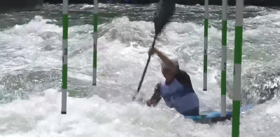 Stefanie Horn Italy Semi-Final / 2023 ICF Canoe-Kayak Slalom World Cup Augsburg Germany