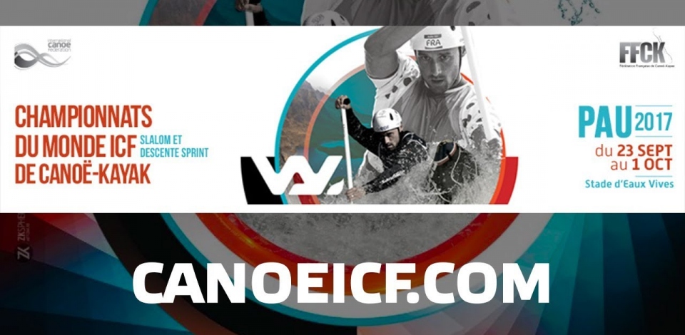 #ICFslalom 2017 Canoe World Championships Pau France - Wed Slalom EVEN