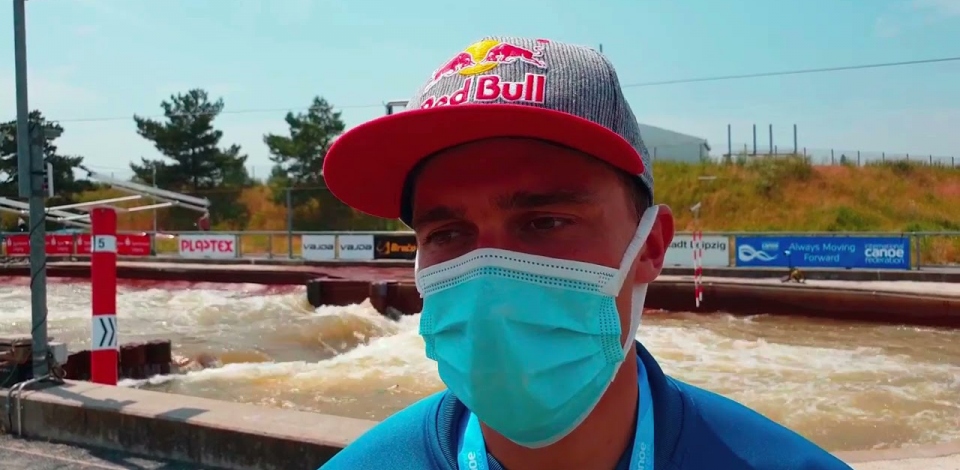 Jakub GRIGAR Slovakia / Kayak Gold Medallist - 2021 ICF Canoe Slalom World Cup Markkleeberg