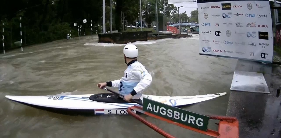 Loos Soren, Netherlands, Canoe Slalom, Semi Finals / 2024 ICF Canoe Slalom World Cup Augsburg