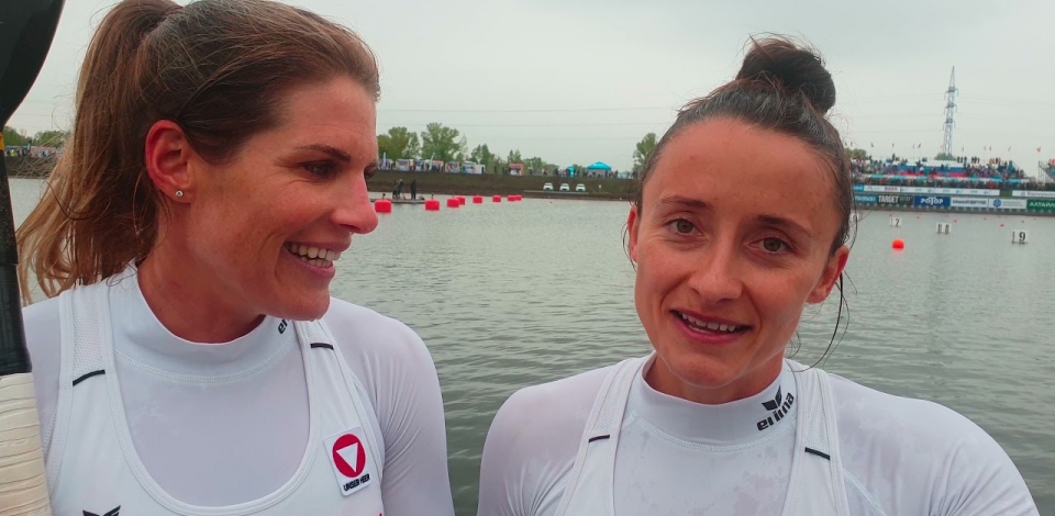 Ana-Roxana LEHACI & Viktoria SCHWARZ Austria / K2 500m Gold - 2021 ICF Canoe Sprint World Cup 2