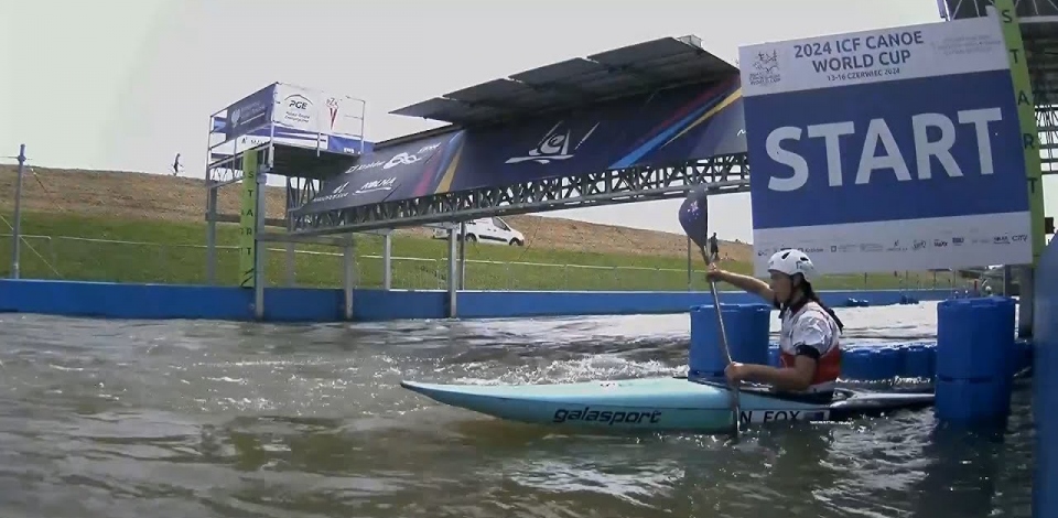 Noemie Fox, Australia, Kayak Slalom, Semifinals / 2024 ICF Canoe Slalom World Cup Krakow Poland