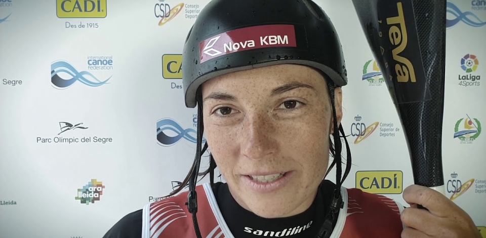 Eva Tercelj Slovenia K1 Gold / 2019 ICF Canoe Slalom World Championships La Seu d'Urgell Spain