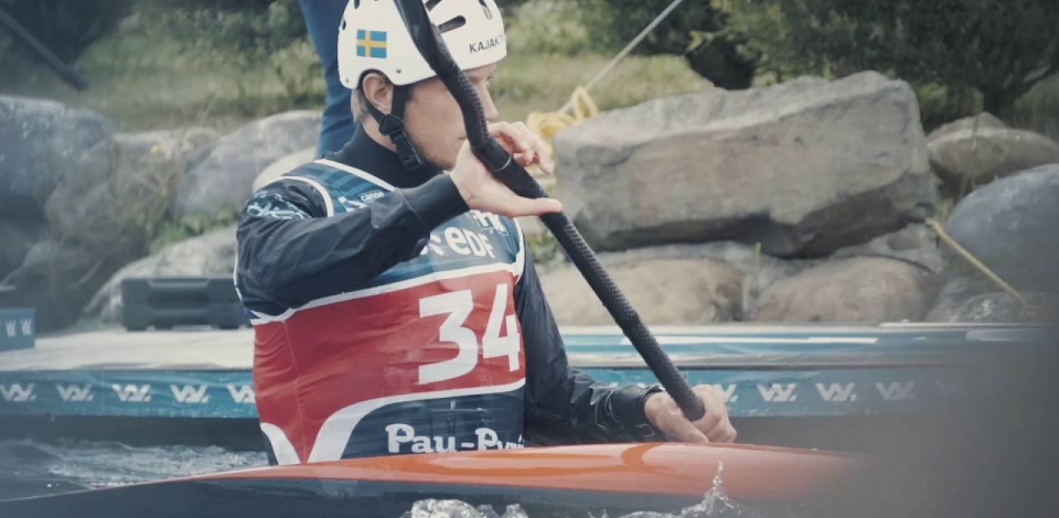 Elite Slalom Athletes ready to paddle in Pau