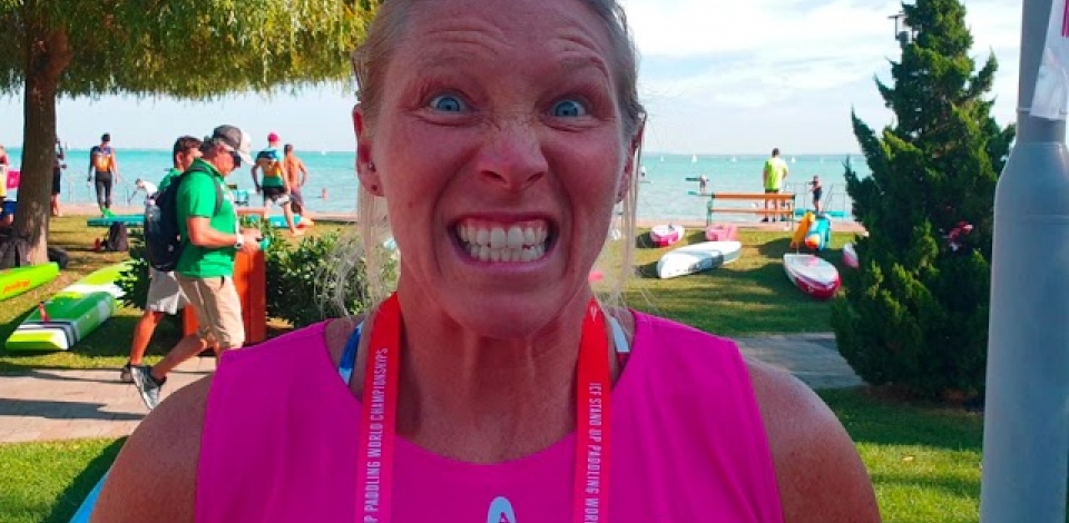 American SUP athlete April Zilg