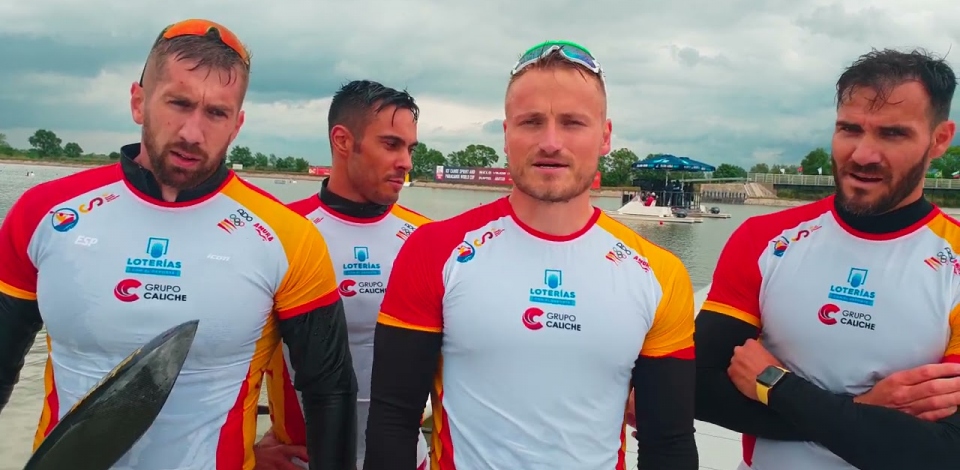 Spain / K4 500m Gold - 2021 ICF Canoe Sprint World Cup 1 Szeged