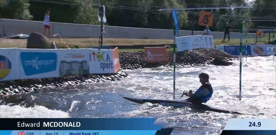 Edward Mcdonald, GBR / U23 Semi-Final  2024 ICF Canoe-Kayak Slalom Junior & U23 World Championships