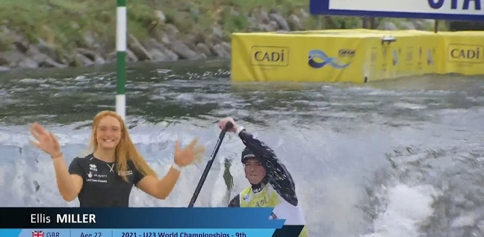 Ellis Miller / Canoe Semi-Final / 2024 ICF Canoe Slalom World Cup La Seu Spain