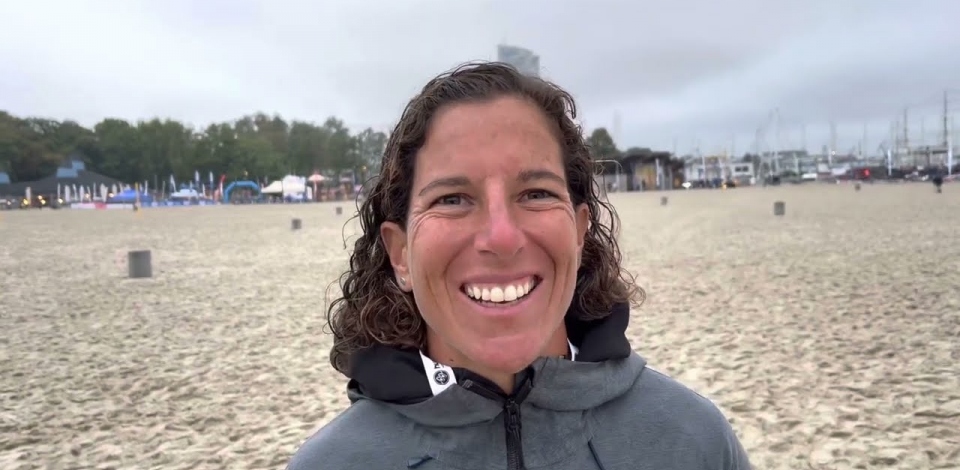 Spain’s Esperanza Barreras women’s ICF SUP long distance world champion