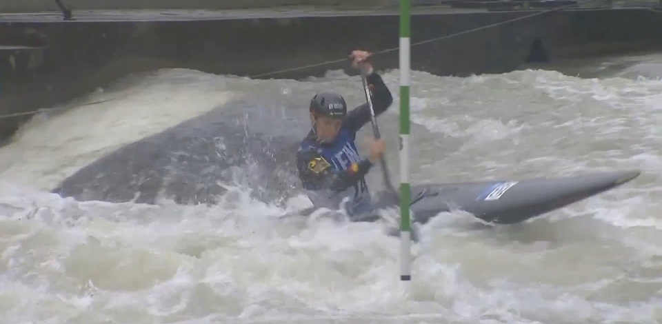 Nele Bayn, Germany, Canoe Slalom, Semi Finals / 2024 ICF Canoe Slalom World Cup Augsburg Germany