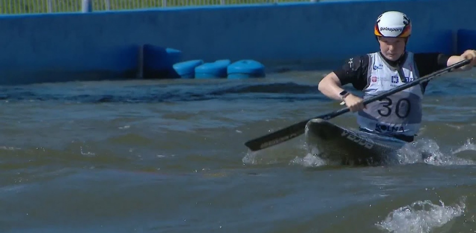 Kimberley Rappe, Germany, Canoe Slalom Semi Final / 2024 ICF Canoe Slalom World Cup Krakow Poland
