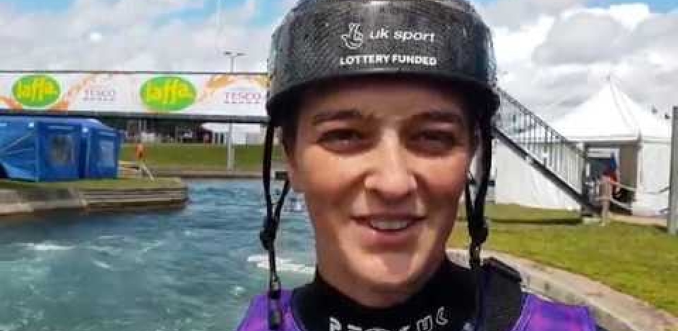 Mallory Franklin GBR C1 Gold / 2019 ICF Canoe Slalom World Cup 1 London United Kingdom