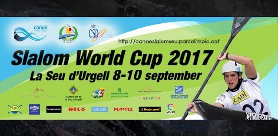 #ICFslalom 2017 Canoe World Cup Final La Seu - Saturday afternoon FINALS