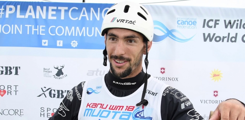 Blaz Cof SLO C1 Men Sprint Gold / 2018 ICF Wildwater Canoeing World Championships Muota