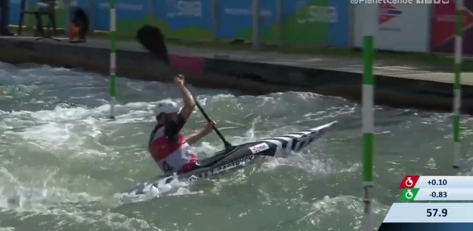 Titouan Castryck France Semi-Final / 2023 ICF Canoe-Kayak Slalom World Cup Augsburg Germany