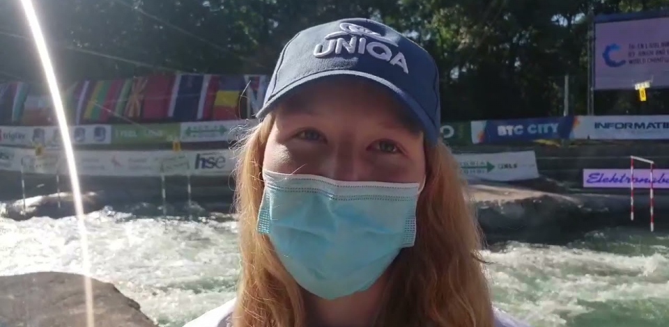Klara KNEBLOVA Czech Republic / Gold - 2021 ICF Canoe Slalom Junior & U23 World Championships
