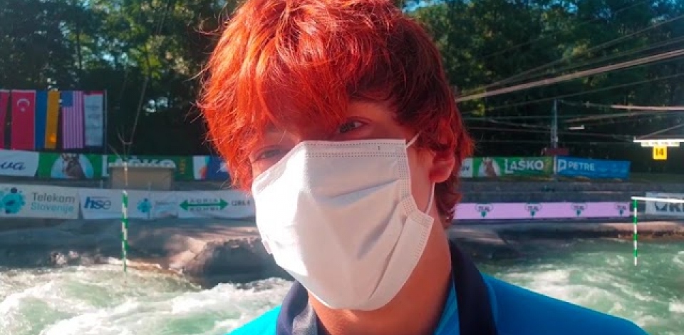 Martino BARZON Italy / Gold Junior Canoe - 2021 ICF Canoe Slalom Junior & U23 World Championships