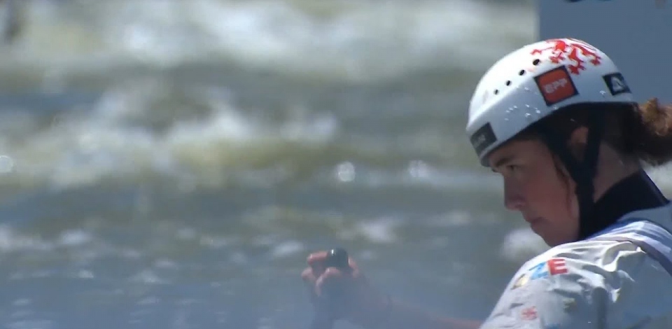 Tereza Kneblova, Czechia, Canoe Slalom Final / 2024 ICF Canoe Slalom World Cup Krakow Poland